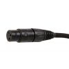 4Audio MIC PRO 3m Stealth Black przewd mikrofonowy w oplocie (czarny) XLR-F - XLR-M (zcza czarne, zocone) Neutrik