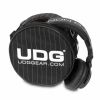 UDG Headphone Bag Black/Grey stripe pokrowiec na suchawki DJ czarny w szare paski