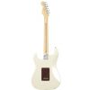 Fender American Deluxe Stratocaster Olympic Pearl gitara elektryczna, podstrunnica klonowa