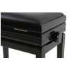 Grenada BG 5 awa do fortepianu z schowkiem, kolor: czarny poysk, obicie czarne, skra