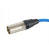 4Audio MIC PRO 6m Blue przewd mikrofonowy XLR-F - XLR-M z opask (niebieski) Neutrik