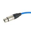4Audio MIC PRO 6m Blue przewd mikrofonowy XLR-F - XLR-M z opask (niebieski) Neutrik