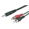 Monacor ACA-1635 kabel mini TRS => 2 x RCA, 1.2m