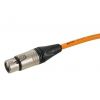 4Audio MIC PRO 0,5m Orange przewód mikrofonowy XLR-F - XLR-M (pomarańczowy) Neutrik