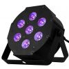 MLight Flat7 LED PAR 3-in-1 RGB; 7x9W - reflektor LED paski, obudowa metalowa, czarna