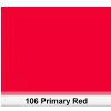 Lee 106 Primary Red filtr barwny folia - arkusz 50 x 60 cm