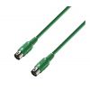 Adam Hall K3 MIDI 0075 GRN kabel MIDI 0,75m (zielony)