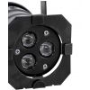 Eurolite LED PAR-16 3200K 3x3W Spot black -  reflektor LED