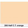 Lee 205 Half  C.T.Orange filtr barwny folia - arkusz 50 x 60 cm