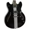 VGS VSH-120 Raven Black Mustang Semi Hollow  (skaza lakieru)