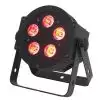 American DJ 5P HEX - reflektor LED RGBAW+UV  czarny p�aski 5 x 10W