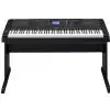 Yamaha DGX 660 B keyboard z waon klawiatur (88 klawiszy), czarny