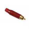 Amphenol ACPR-RED wtyk RCA na kabel, czerwony