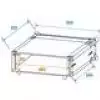 Roadinger case Effect rack CO DD, 2U, 24cm - skrzynia transportowa