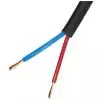 Monacor SPC-515/SW kabel gonikowy 2x1,5 mm2, czarny