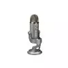 Blue Microphones Yeti Cool Grey mikrofon pojemnociowy USB, wyjcie suchawkowe, kolor szary