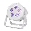 American DJ 5P HEX Pearl - reflektor LED RGBAW+UV  bia�y p�aski 5 x 10W