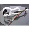 Dimavery E-Violin White-  skrzypce elektryczne komplet, kolor biay