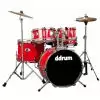 DDrum D1 Junior Candy Red zestaw perkusyjny