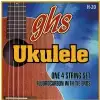 GHS Ukulele Fluorocarbon Tie Ends struny do ukulele, Soprano/Concert