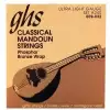 GHS Professional struny do mandoliny, Loop End, Phosphor Bronze, Ultra Light, .009-.032