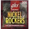 GHS NICKEL ROCKERS struny do gitary elektrycznej, Ultra Light, .008-.038, Rollerwound