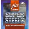 GHS SUPER STEELS struny do gitary elektrycznej, Extra Light, .009-.042