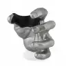 GuitarGrip Male Hand, Silver Metallic uchwyt do gitary cienny, lewy