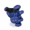 GuitarGrip Male Hand, Blue Metallic uchwyt do gitary cienny, lewy