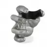 GuitarGrip Male Hand, Silver Metallic uchwyt do gitary cienny, prawy