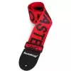 Rock Strap NR1CP Toxic B pasek gitarowy, czerwony