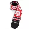 Rock Strap NR1CE Hibiscus B pasek gitarowy, czarny