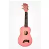 Kala Makala SD-PKBUR ukulele sopranowe, Pink Burst