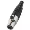 Monacor XLR-407/J zcze MINI XLR 4-pin, eskie