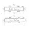 Bartolini 57J1 L/S - Jazz Bass przetwornik, Dual In-Line Coil, 5-String, Set