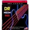 DR NEON Hi-Def Red - struny do gitary basowej, 5-String, Medium, .045-.125