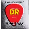 DR K3 SILVER STARS, struny do gitary elektrycznej, Coated, Light, .009-.042 DR K3 SILVER STARS, struny do gitary elektrycznej, Coated, Light, .009-.042