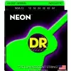 DR NEON Hi-Def Green - struny do gitary akustycznej, Coated, Medium, .012-.054