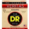 DR VERITAS - struny do gitary akustycznej, Extra Light, .010-.048