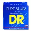 DR PURE BLUES - struny do gitary basowej, 4-String, Light, .040-.100
