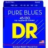 DR PURE BLUES - struny do gitary basowej, Medium, .045-.130