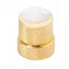 Warwick WAR-30516-GD-WHT-CAP St Knopf, rund 4-6mm, Ws Kap GD st knob, round 4-6mm, wh Cap GD, ga�ka potencjometru