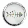Warwick WAR-30518-CR-FISHBONE St Knopf, rund 4-6mm, Fishbone CR st knob, round 4-6mm, Fishbone CR, ga�ka potencjometru