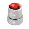 Warwick WAR-30518-CR-RED-CAP St Knopf, rund 4-6mm, Rt Kap CR st knob, round 4-6mm, rd Cap CR, gałka potencjometru Warwick WAR-30518-CR-RED-CAP St Knopf, rund 4-6mm, Rt Kap CR st knob, round 4-6mm, rd Cap CR, gałka potencjometru