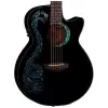 Luna Fau Dragon Black gitara elektroakustyczna