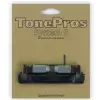 TonePros T1ZSA-B - Tailpiece, czci mostka do gitary, czarne