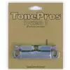 TonePros T1ZS-C - Tailpiece, cz�ci mostka do gitary, chromowane