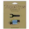 TonePros VBM1-B - G-Style Locking Studs, cz�ci mostka do gitary, czarne