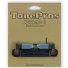 TonePros T1ZS-B - Tailpiece, cz�ci mostka do gitary, czarne