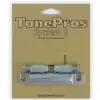 TonePros T1ZS-SC - Tailpiece, cz�ci mostka do gitary, satynowy chrom